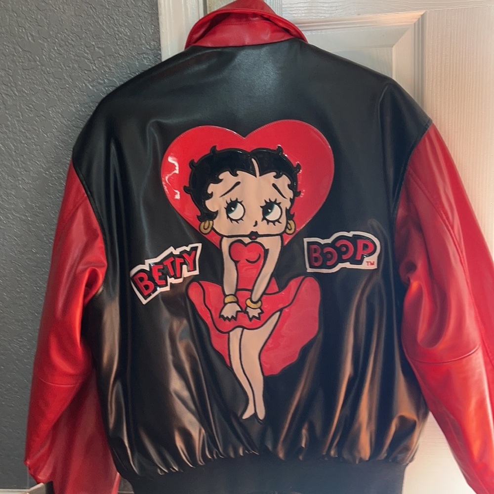 Betty boop leather jacket